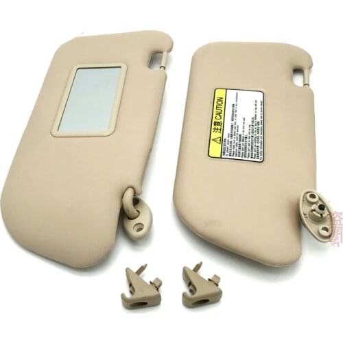 Front Windshield Sun Visor For Chery A5 Fora E5 With Makeup Mirror