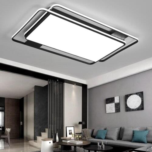 Modern ceiling chandelier modern square rectangle hallway lamp LED ceiling lamp Bedside Aluminum ceiling light fans