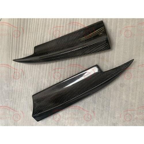 Carbon Fiber Rear Bumper Lip Diffuser For Mercedes Benz CLA Class W117 C117 CLA45 AMG 2013 - 2019 FRP Rear Side Splitter