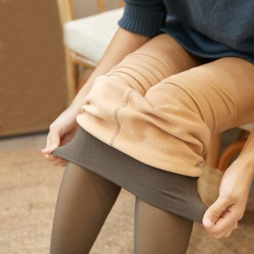 350g Imitation skin plus velvet thicken winter tights women pantyhose collant femme sexy panty rajstopy warm autumn spring 497