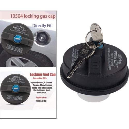 1 Set Locking Gas Cap With Keys For Toyota Corolla 4Runner FJ Cruiser Fuel Tank 31780 35067 10504