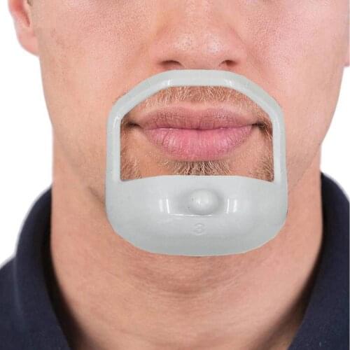 5 Pcs Men Mustache Shaper Goatee Beard Shaper Styling Template Goatee Beard Guide Stencil Shaving Design Tool