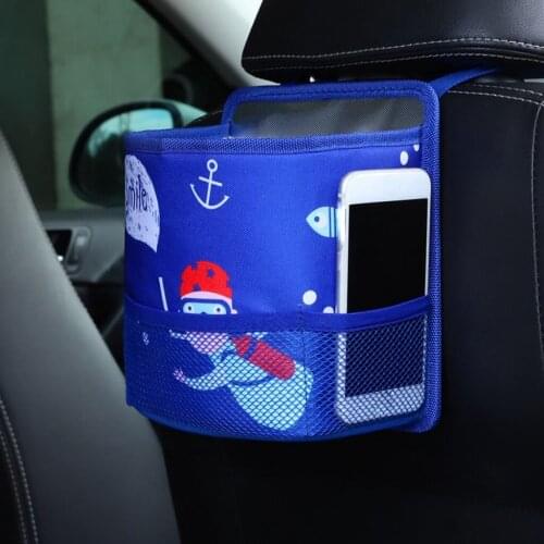 Interior Accessories Garbage Cans - Foldable Cartoon Car Garbage Cans Portable Rubish Trash Bin Multifunctional Storage Bucket