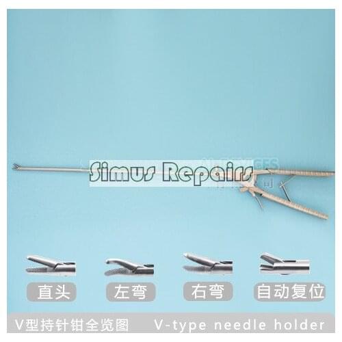 Laparoscopic Needle Holder Laparoscopic Needle Holder V-type Needle Holder Laparoscopic Surgical Instruments