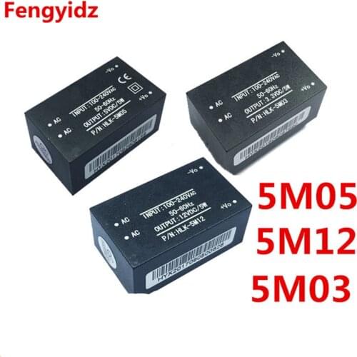 HLK-5M05 HLK-5M03 HLK-5M12 5W AC-DC 220V to 12V/5V/3.3V Buck Step Down Power Supply Module Converter Intelligent