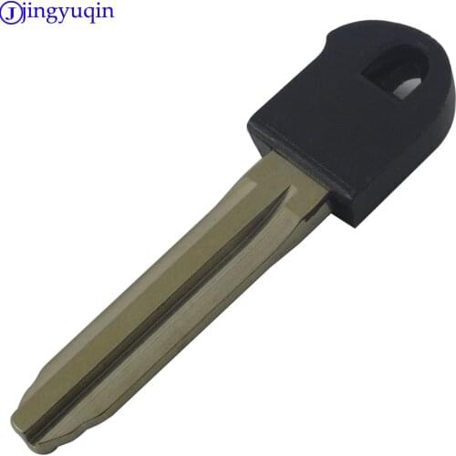 Jingyuqin For Toyota Avalon Camry Highlander Land Cruiser Prius RAV4 Venza 4 Runner Fob Repair Car Key Insert Blade Style