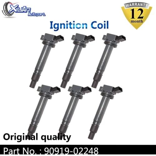 XUAN Ignition Coil 90919-02248 For TOYOTA MATRIX SOLARA TACOMA TUNDRA Lexus IS F 4.0L 2005-2019 9091902248