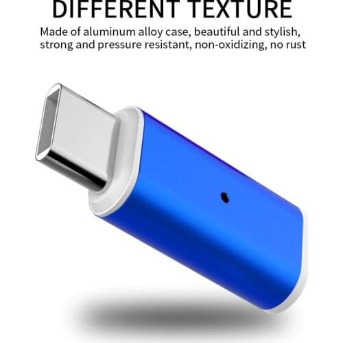 Kphrtek 1pcs Magnetic Adapter USB Type C to Micro USB Type-C Converter Charger Cable Connector