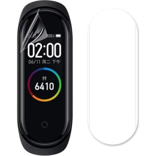 TPU Soft Full Coverage Protective Film For Xiaomi Mi Band 4 Band4 Miband 4 Smart Wristband Screen Protector Cover Guard