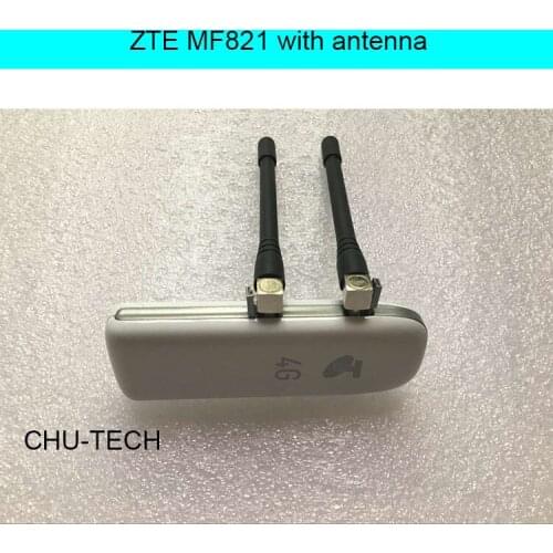 Original Unlocked ZTE MF821 with antenna 4G LTE USB modem 100Mbps FDD 1800/2100/2600MHz 42M 3G UMTS dongle