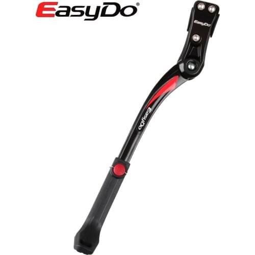 EasyDo 24"-29" Adjustable Bicycle Kickstand MTB Road Bike Parking Racks Mountain Bike Kickstand Cycling Side Foot Stand Support