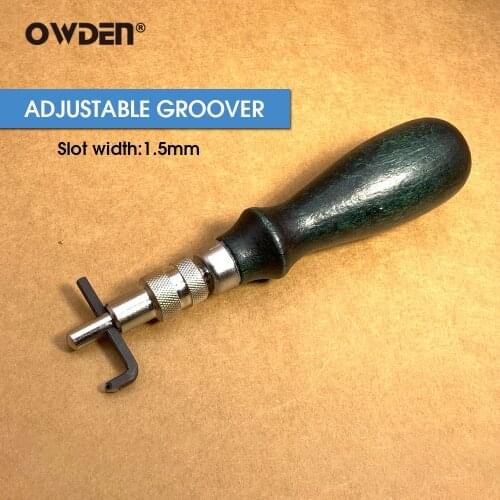 OWDEN Adjustable Leather Edge Stitching Groover Sewing Tools Accessories