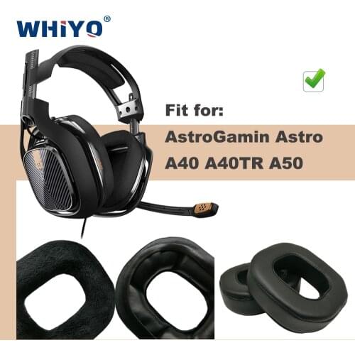 Replacement Ear Pads for AstroGamin Astro A40 A40TR A50 A 40 Headset Parts Leather Cushion Velvet Earmuff Headset Sleeve Cover