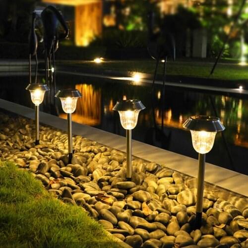 Solar Lights LED Outdoor Landscape Lighting Waterproof Garden Light Lawn Light For Patio Yard Walkway Decoration