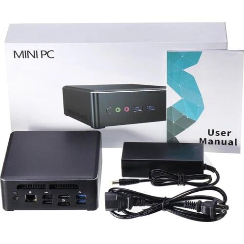 Topton AMD Ryzen 5 3550H Quad Core Mini PC Vega 8 Graphic 4K UHD DP HDMI2.0 Type-C Desktop Gaming Computer Nvme SSD AC WiFi BT