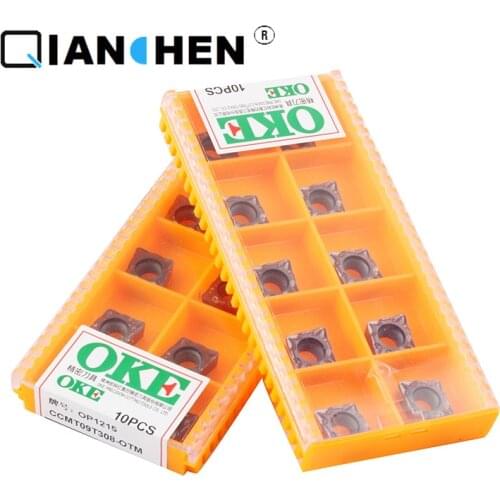 Original quality OKE 10pcs/lot high precision high performance high strength CNC CCMT09T308-OTM OP1215 industry carbide inserts