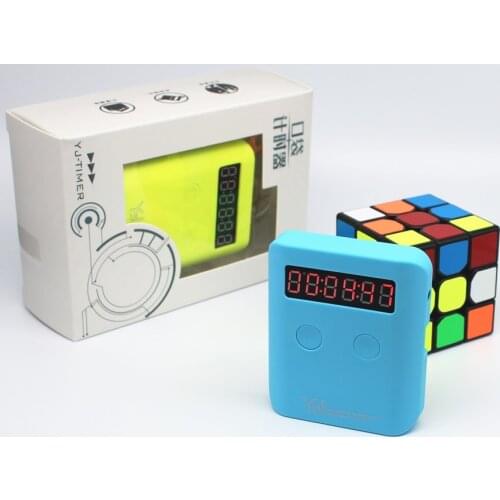 YJ New puzzles magic cube timer Yongjun pocket portable Innovative infrared sensor timer cube timer toys palm induction timer