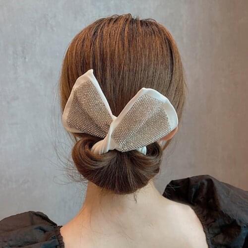 Deft Bun Women Diamond Hair Styling Hair Twist French Stylish Donut Bun Maker Hair Styling Buns for Women Hair Braider