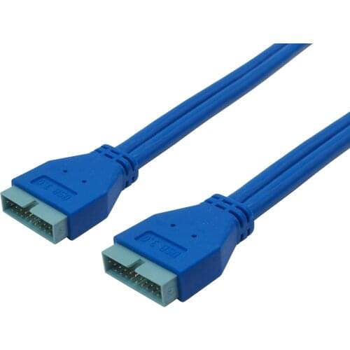 0.3m/0.5m USB 3.0 20pin Male to Male/Female Extension AdapterFor Motherboard Mainboard