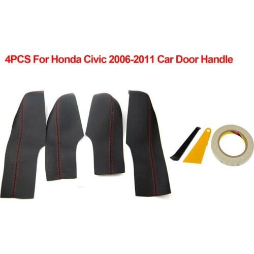 4 pcs Cover Armrest Panel Car Rear Door Interior Permanent setting Premium