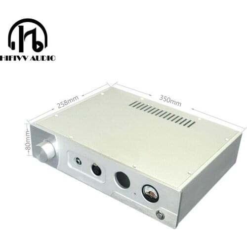 Aluminum case Aluminum chassis for tube power amplifier 350mm*80mm*258mm