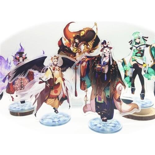 Anime Onmyoji 15cm Big Stand Acrylic Figure Kagura Aoandou Ootengu Stand Model Toys Kawaii Accessories For boy Girls Gifts