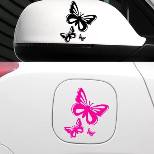 Car stickers Funny Butterfly Sticker vinly For Auto car accessories Styling car decoration accessories