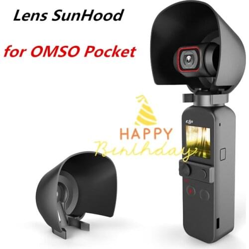 DJI Pocket 2 Sunshade Lens Sun Hood Camera Lens Sunhood for OSMO Pocket Handheld Camera Accessories