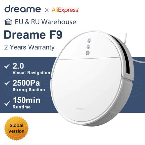 Dreame F9 Robot Vacuum Cleaner 2500Pa Suction Planned Cleaning Automatically Charge Mop Dust Collector Smart Aspirator for Home