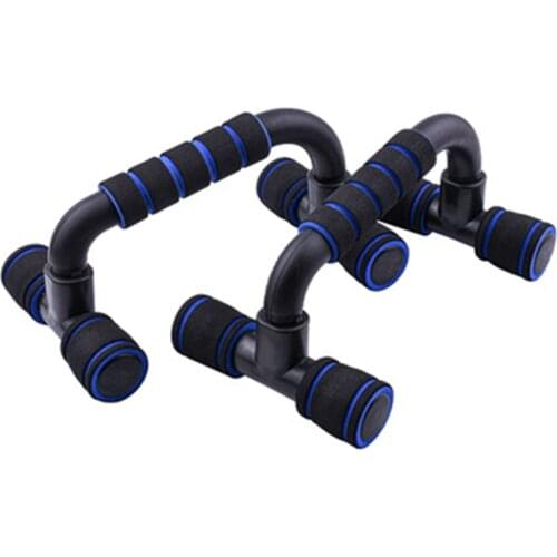 1pair I-shaped Push-up Rack Fitness Equipment Hand Sponge Grip Bars Muscle Training Push Up Bar Chest Home Gym Body Building