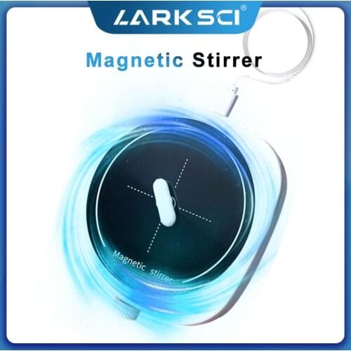 Larksci 200-2000rpm Stepless Magnetic Stirrer Agitator Magnetic Mixer Lab Equipment AC100-240V with USB Chargee