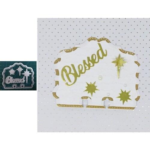 Memorydex With Blessed Metal Cutting Dies DIY Scrapbooking Embossing Paper Cards Album Making Crafts Supplies New 2019 Die Cut