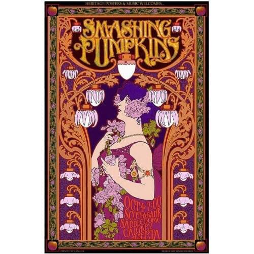 SMASHING PUMPKINS MUSIC CONCERT METAL TIN SIGN POSTER WALL PLAQUE