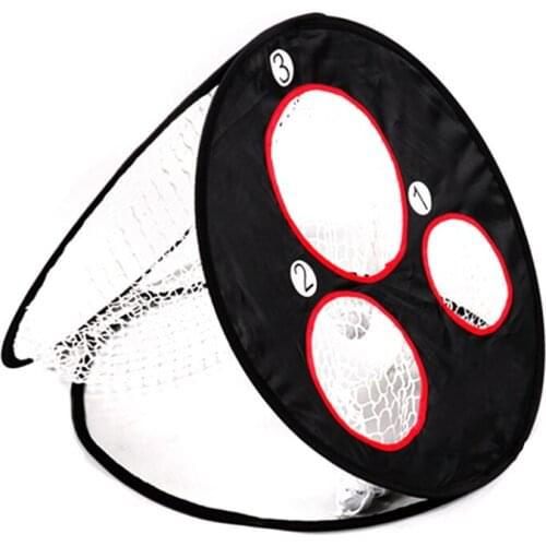 Nylon Golf Practice Net Golf Indoor Outdoor Chipping Pitching Cages Portable Golf Practice Training Aids Mats