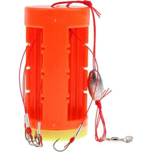 Outdoor Carp Fishing Explosion Hooks Fishhook Tackle with Sinker Luminous Cover