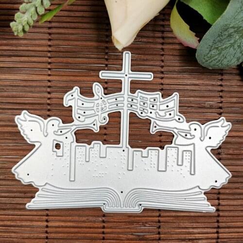 Easter Cross Angel Metal Cutting Dies Stencil Scrapbooking DIY Album Stamp Paper