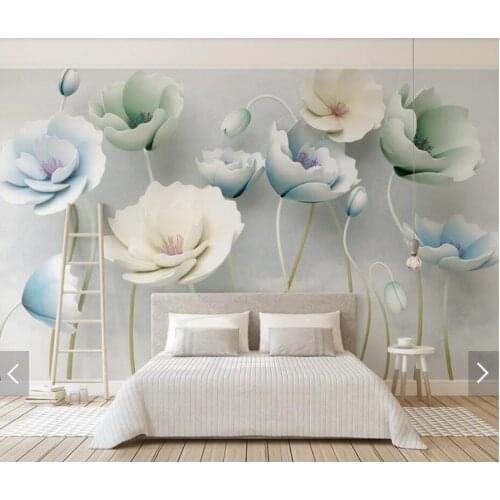 Embossed Flower Branch Wallpaper Mural for Living Room Wall Paper Papel De Parede Home Decor Photo Wall Paper Roll Custom