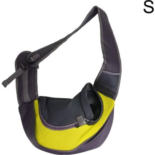 Pet Backpack Mesh Oxford Sling Shoulder Bag Tote Pouch Breathable And Comfortable Outdoor Travel