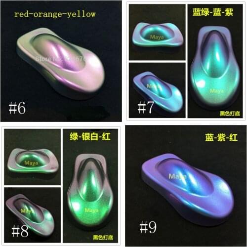 Mix 5 colors Chameleon powder for paint,Mermaid Dust For DIY nail polish dust