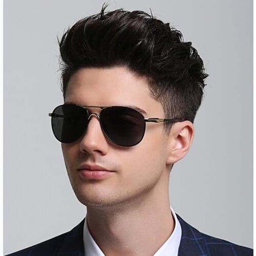 Mens Polarized Sunglasses Women Driving Pilot Vintage Sun Glasses Brand Designer Male Black Sunglasses For Man Women UV400