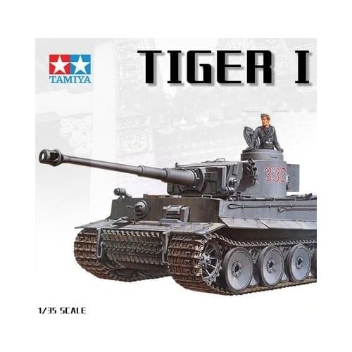 Tamiya Military Tank Model 1:35 Scale Tiger Panzerkampfwagen VI Ausf E Sd Kfz 181 Tank Building Kit Tank Hobby DIY 35216