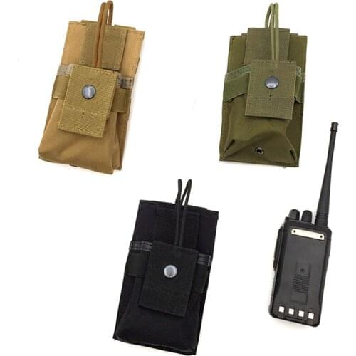 3 Colours Outdoor multi-function walkie-talkie Bag Tactical Vest Accessory Bag Magazine Pouch Army Accessories