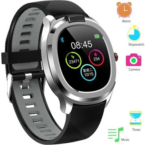 1.3'' TFT Color Screen Smartwatch Sport Heart Rate Monitor Remote Camera Music Control Call Messages Notification for Cell Phone