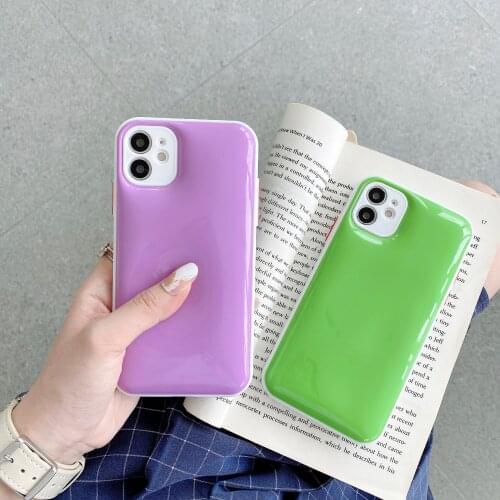 Candy Glossy Jelly Pinchable Ultra Soft Relive Stress Fidget Push Phone Case For iPhone 12 Pro Max 11 XS XR 11Pro Armor Cover