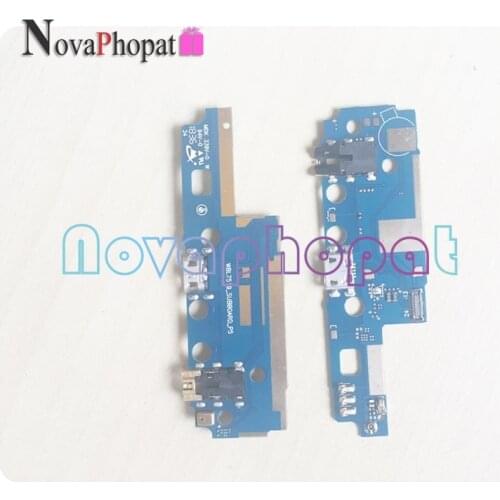 Novaphopat For Blu Vivo 5R V0090UU Charger Port Board USB Dock Charging Connector Flex Cable Microphone Headphone Jack Plug