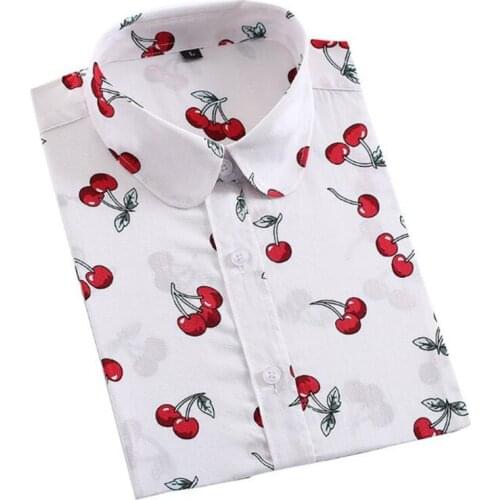 Women Summer Striped Blouses Animal Print Blouse Shirt 2019 Long Sleeve Women Shirts Whale Casual Blusas Plus Size 5XL