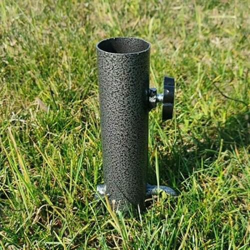 Fishing Parasol Umbrella Stand] Brolly Ground Spike Metal Outdoor Beach
