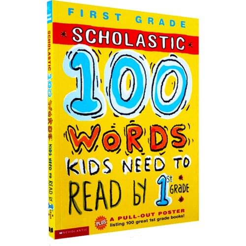 100 Words kids need to read by 1st grade original English American Primary School keyword vocabulary reading exercise workbook