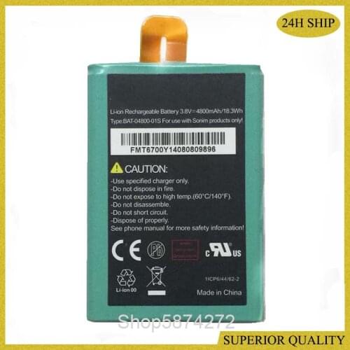 3.8V 4800mAh BAT-04800-01S For Sonim XP7 XP7700 XP7S Batterie Bateria Batteria batterij Batteri Battery