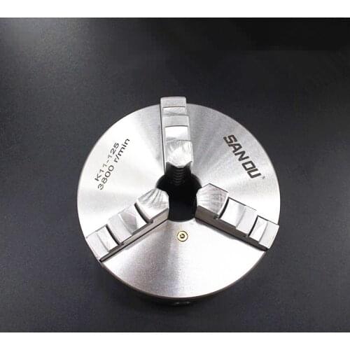 3 Jaw Lathe Chuck 80mm 100mm 125mm 130mm 160mm 200mm Self-centering Metal Chuck CNC Metalworking Tool